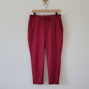Chico's Zenergy Wine UPF Neema Lightweight Pull-On Ankle Pants Size Small/6